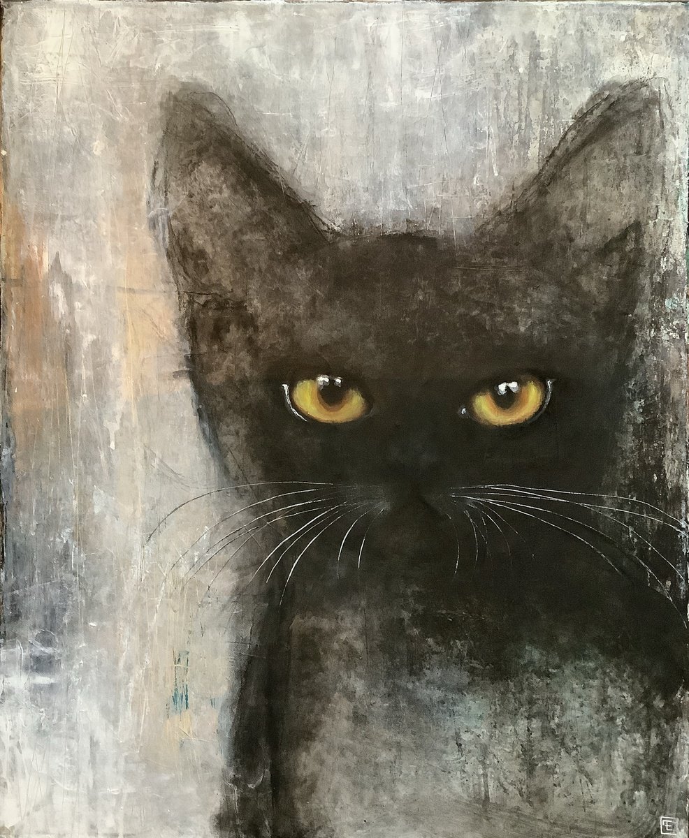 Acrylic Painting , Ember By Eva Fialka, 20 X 24, Artwork For Sale On Artfinder