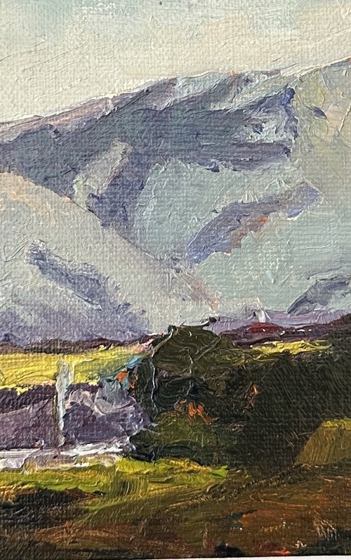 Landscape after Edgar Payne by Elizabeth B. Tucker