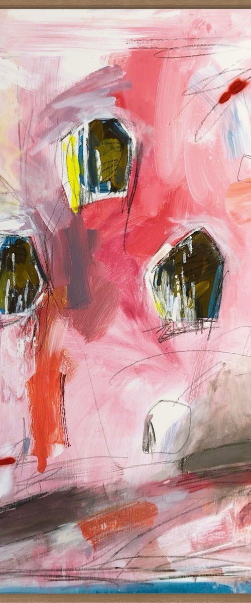 ABSTRACT RAW PINK by Evgenia Makarova