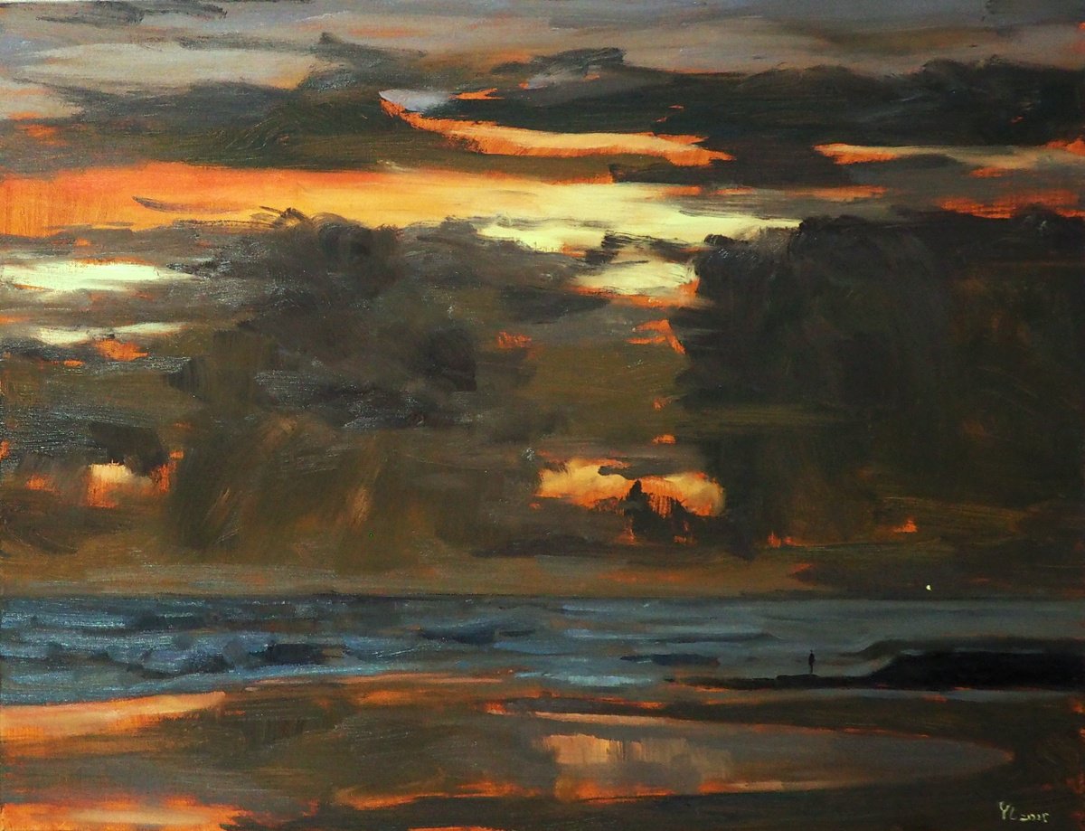 Seascape By Yuanyuan Liu, 35 X 28, Artwork For Sale On Artfinder