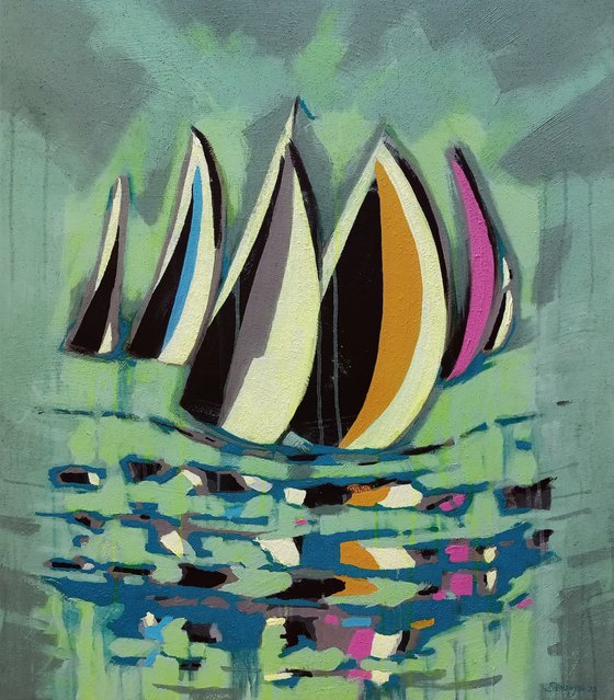Color Reflections of the Wind