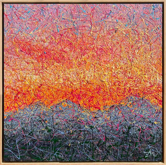 Where the Moment Breathes - framed