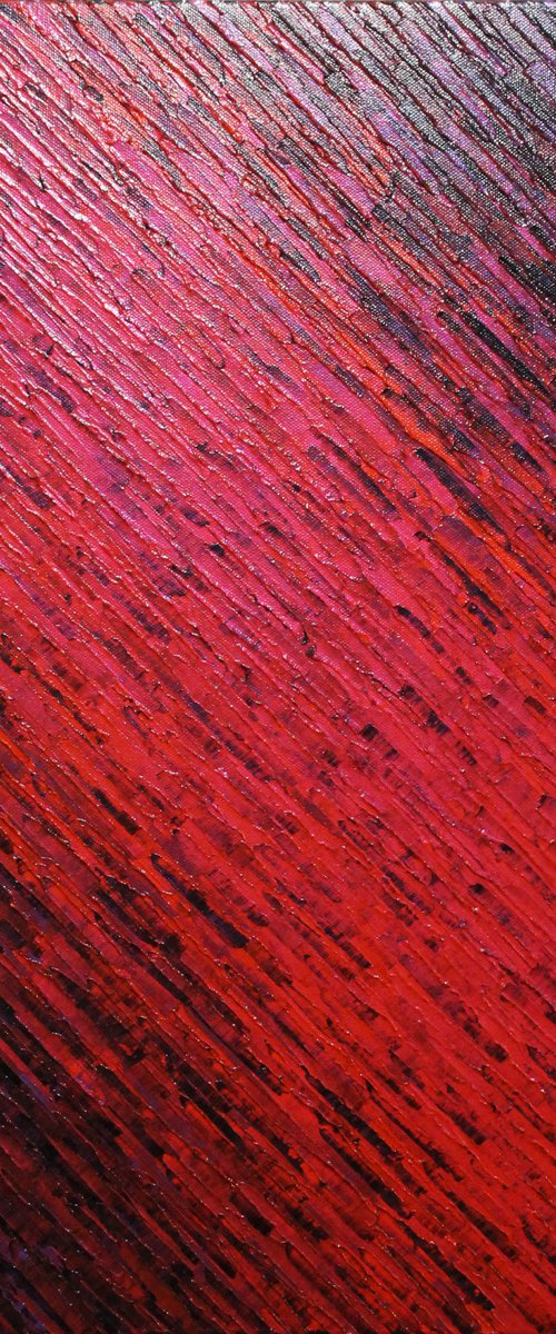 Red iridescent purple knife texture by Jonathan Pradillon