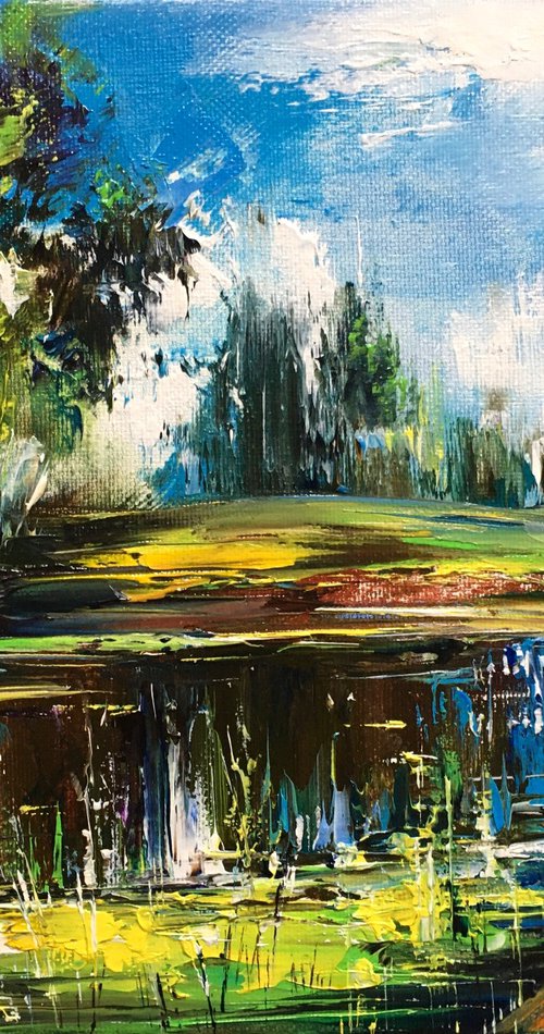 Forest Lake by Olena Romanenko