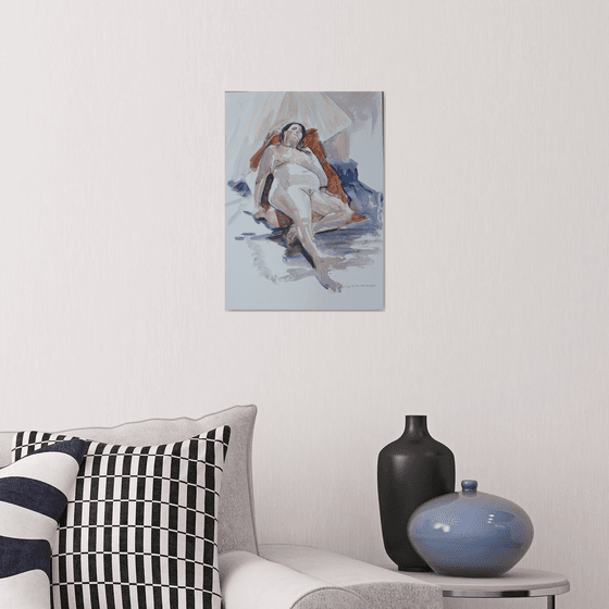 Reclining female nude