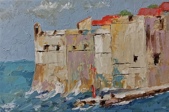 City ​​of dubrovnik in Croatia