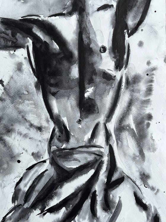 Man Dancer Painting