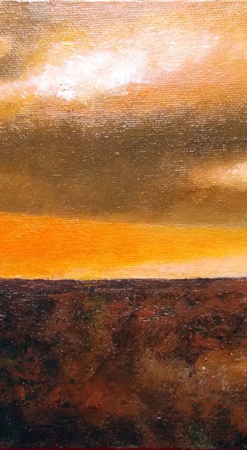 Orange Sky by Adriana Vasile