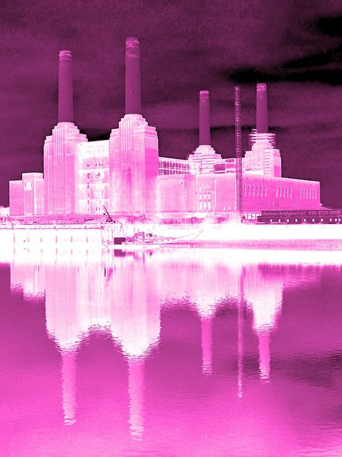 BATTERSEA POWER STATION  NO:2  Limited edition  2/50 12" x 16" by Laura Fitzpatrick