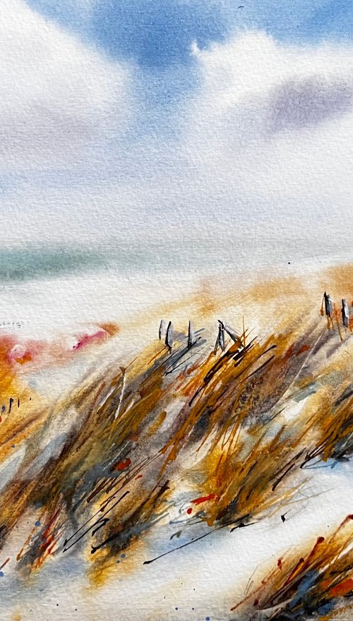 Lighthouse on the Sea Shore Wall Art by Yana Ivannikova