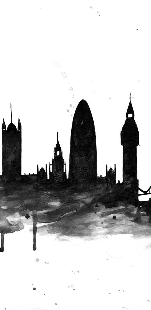 London, black and white by Luba Ostroushko