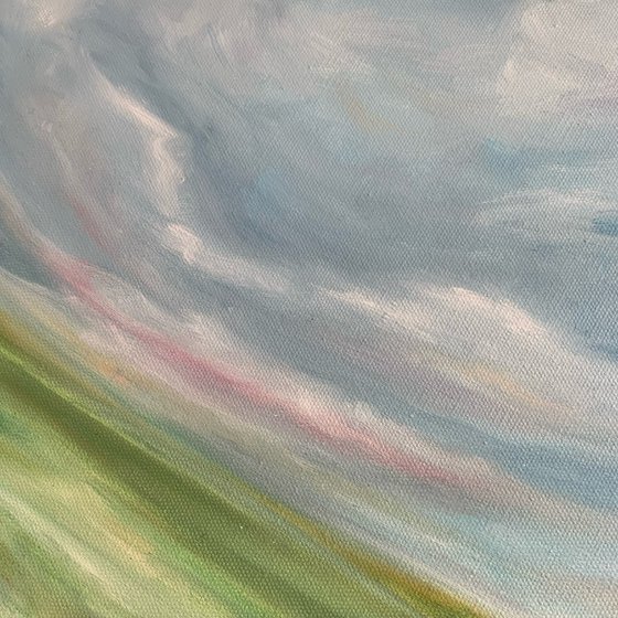 Grey Sky Landscape