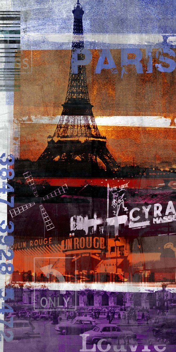 Abstract Cityscapes Photograph By Sven Pfrommer, 28 X 55", Paris Xv, Original Artwork