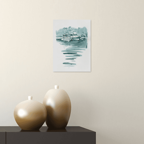Boats at rest.