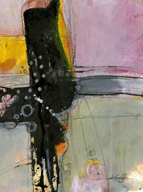 Secret Travels - Abstract Mixed Media Painting by Kathy Morton Stanion by Kathy Morton Stanion