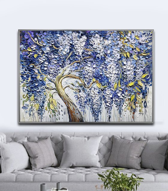 Blue Wisteria Tree