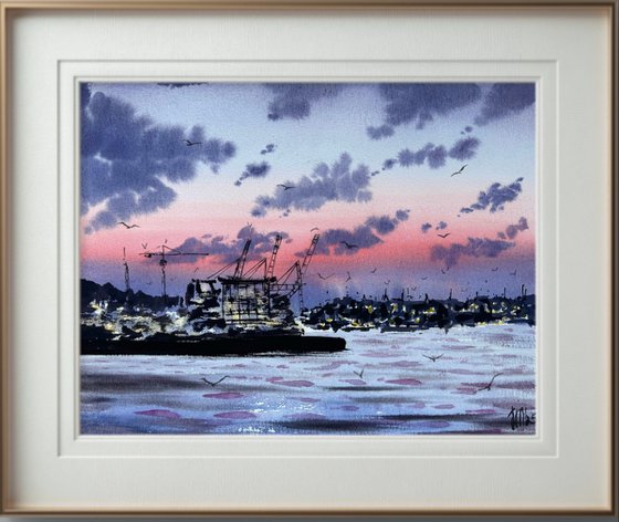 Evening silence Color Sunset