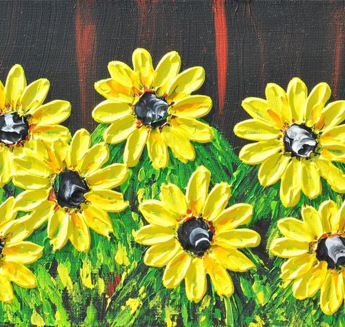 Sunflower 2 60x25cm by Daniel Urbaník