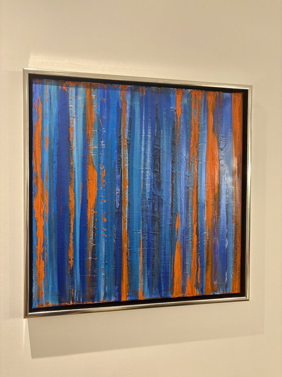Echoes of Fire 70x70x2 cm