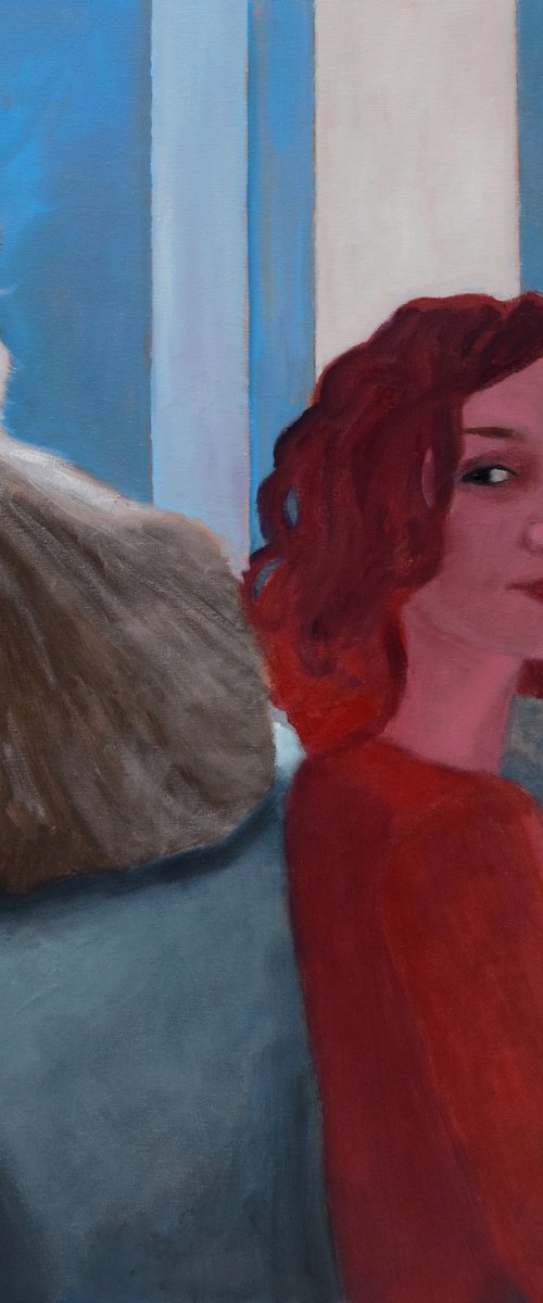 A Cat, A Girl by Andrea Vandoni