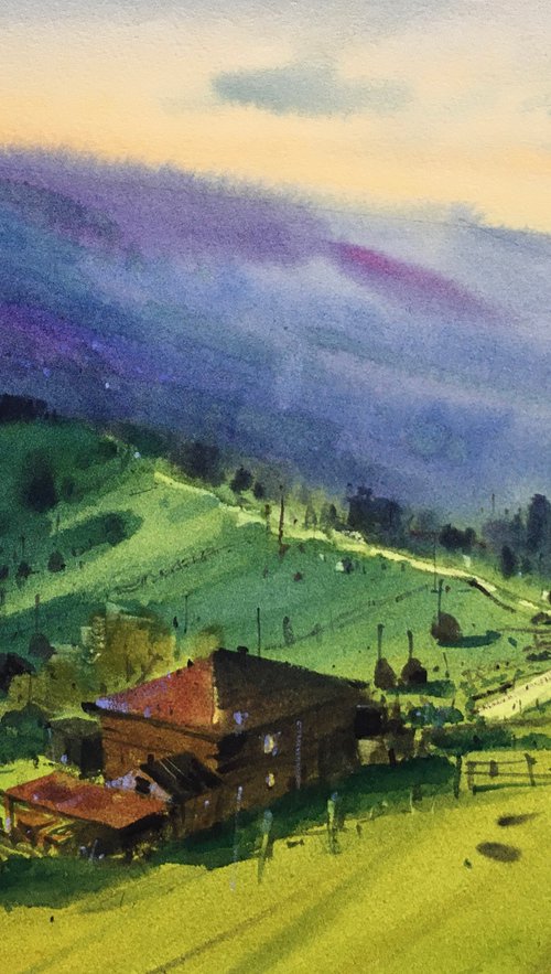 Sunny Morning in the Carpathians by Andrii Kovalyk