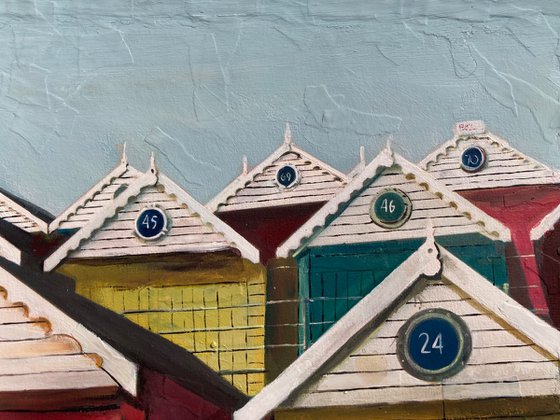 Seaside Beach Huts, Essex