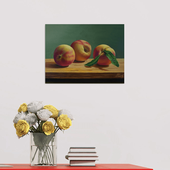Still Life with Peaches