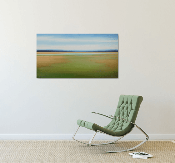 Tranquil Moment - Colorful Abstract Landscape