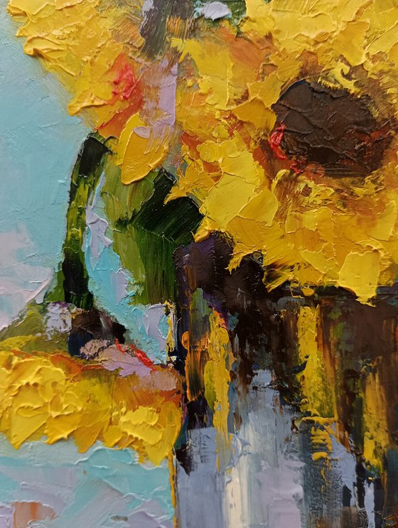 Sunflowers still life