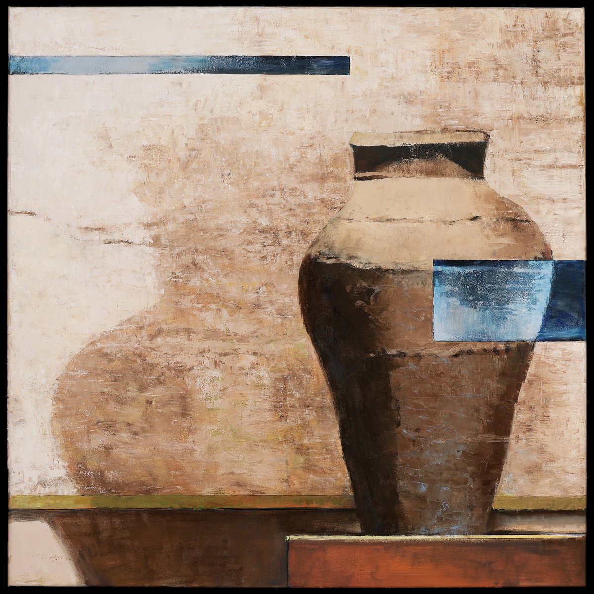 Impressionistic Still Life Oil Painting By Bo Kravchenko, 31 X 31, Feminine, Original Artwork