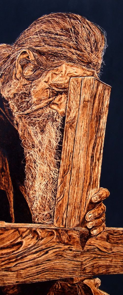 Prayer and Silence by MILIS Pyrography