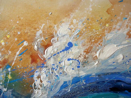 "Abstract Seascape" Landscape painting