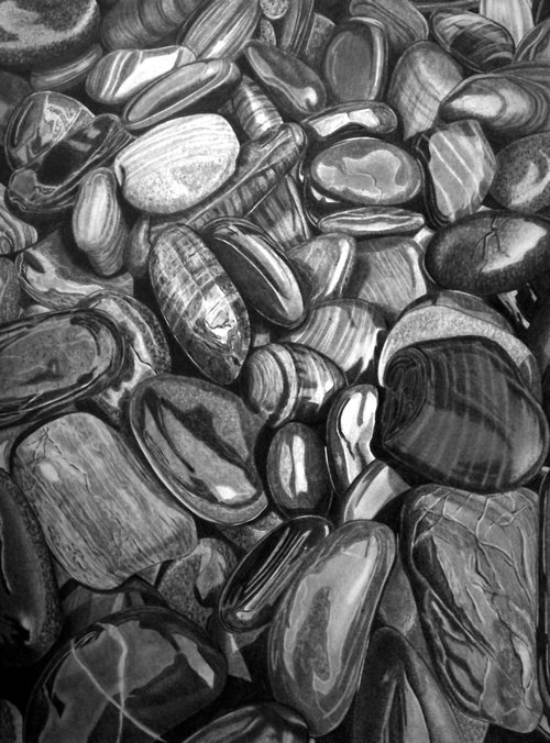 Wet Pebbles #12 by Paul Stowe