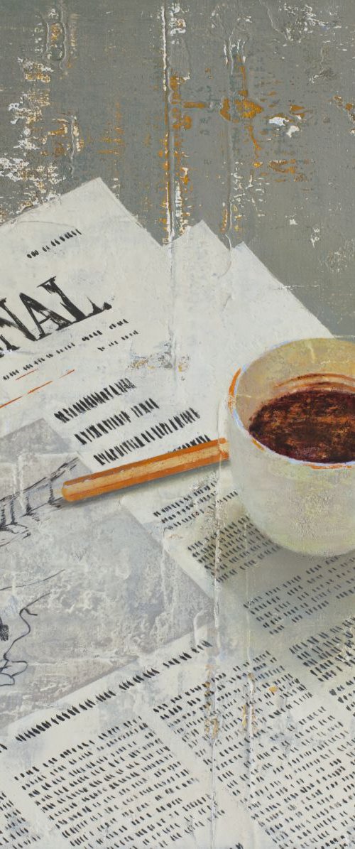The Newspaper II by Tomasa  Martin