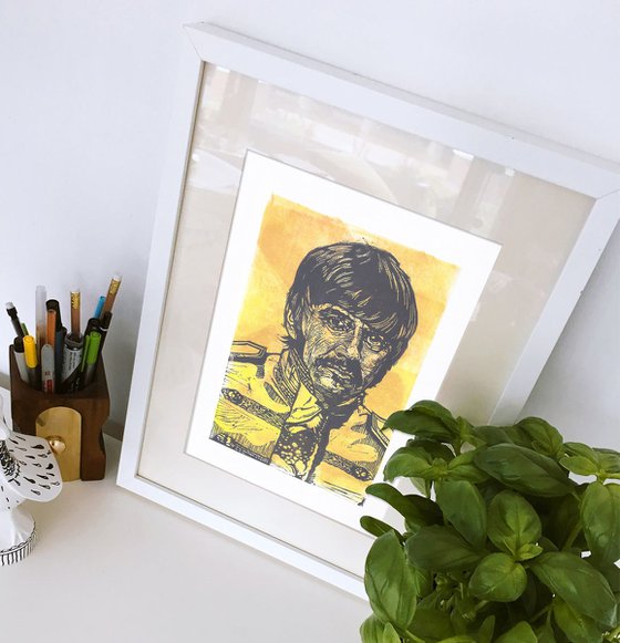Ringo on Yellow background