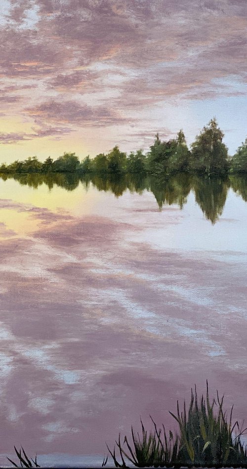 Vanilla Sky, 50 x 40 cm, oil on canvas by Marina Zotova