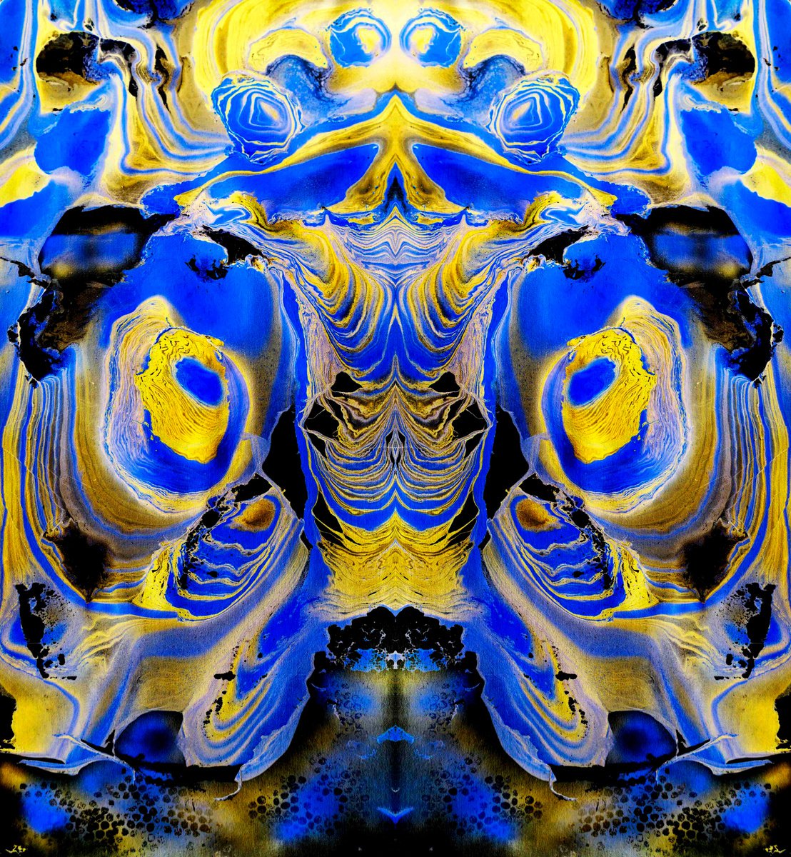 Abstract Giclee Print By Sumit Mehndiratta, 39 X 42", Gods Of Versace, Original Artwork