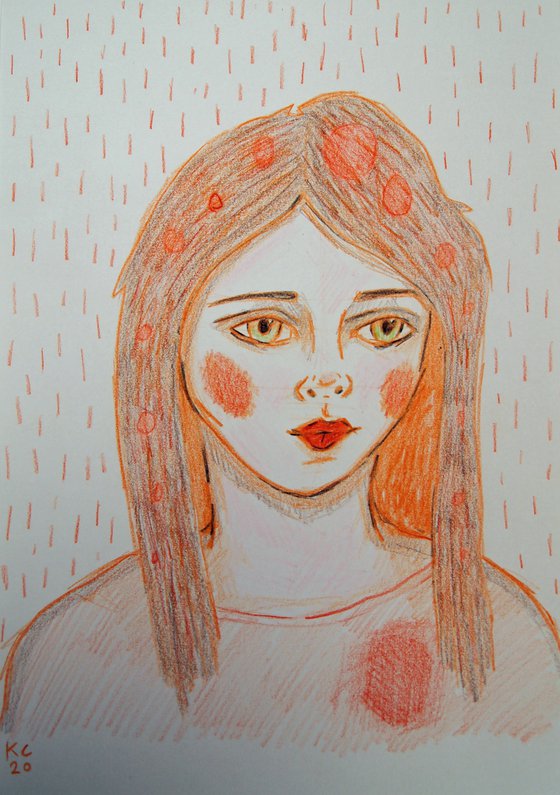 Red and Orange Portrait