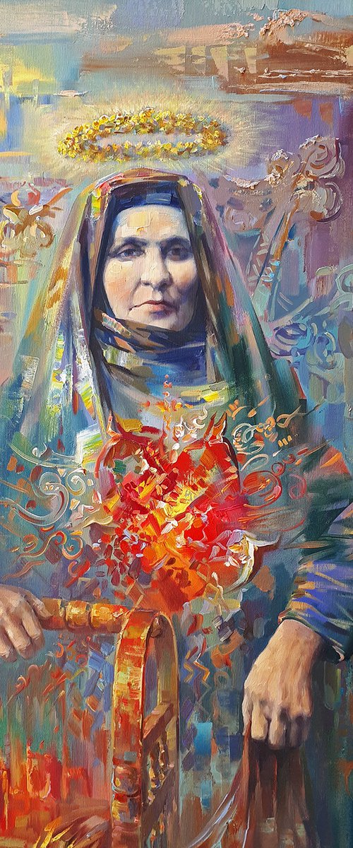 Mother of Garegin Nzhdeh by Meruzhan Khachatryan