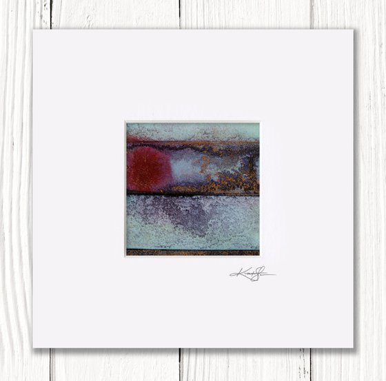 Abstract Harmony Collection 1 - 3 Abstract Paintings in mats by Kathy Morton Stanion