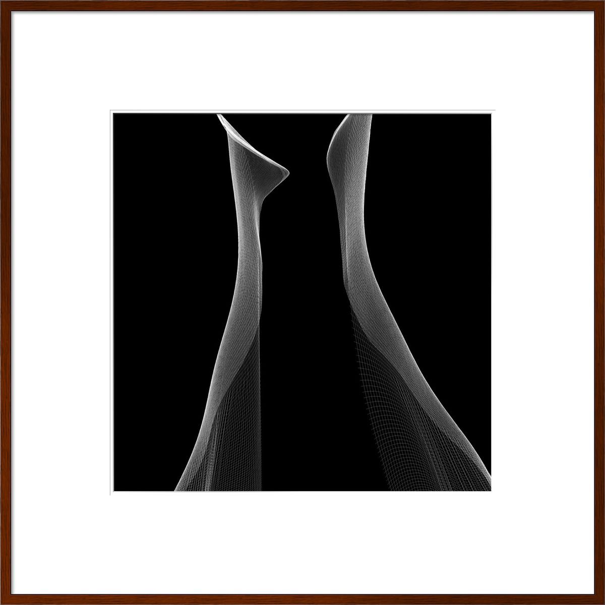 Geometric Abstract Photograph By Shabs Beigh, 16 X 16", The Curves, Original Artwork