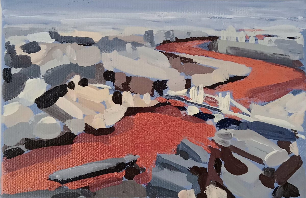 Dinky Metallic London Bridge By Sarah Adams, 6 X 4, Artwork For Sale On Artfinder