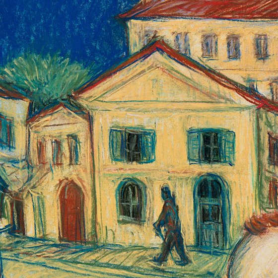 The Yellow House. "Impressionists" Series (Van Gogh)