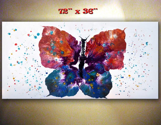 Batterfly - Extra Large Abstract Painting