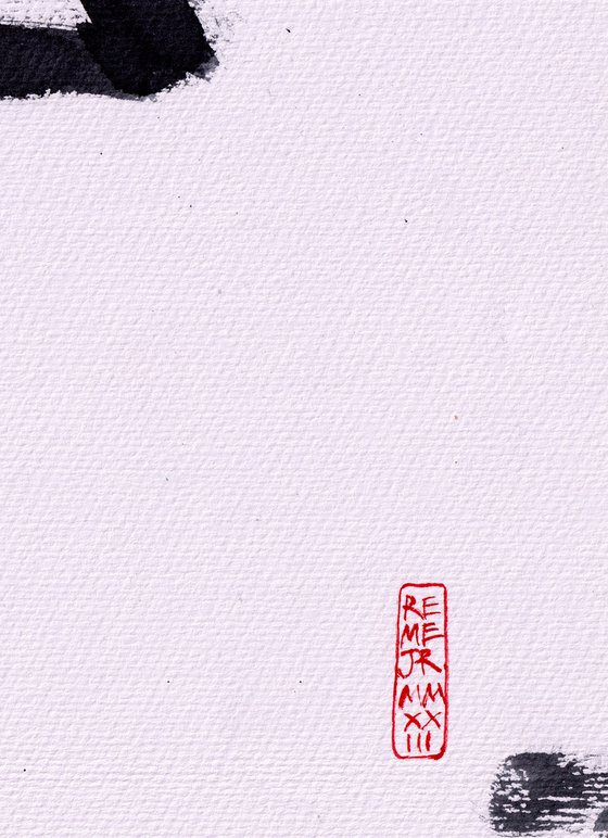 Chinese calligraphy VII - ZEN