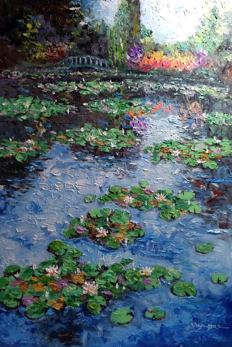 Monet Water Lilies3 by Vishalandra Dakur