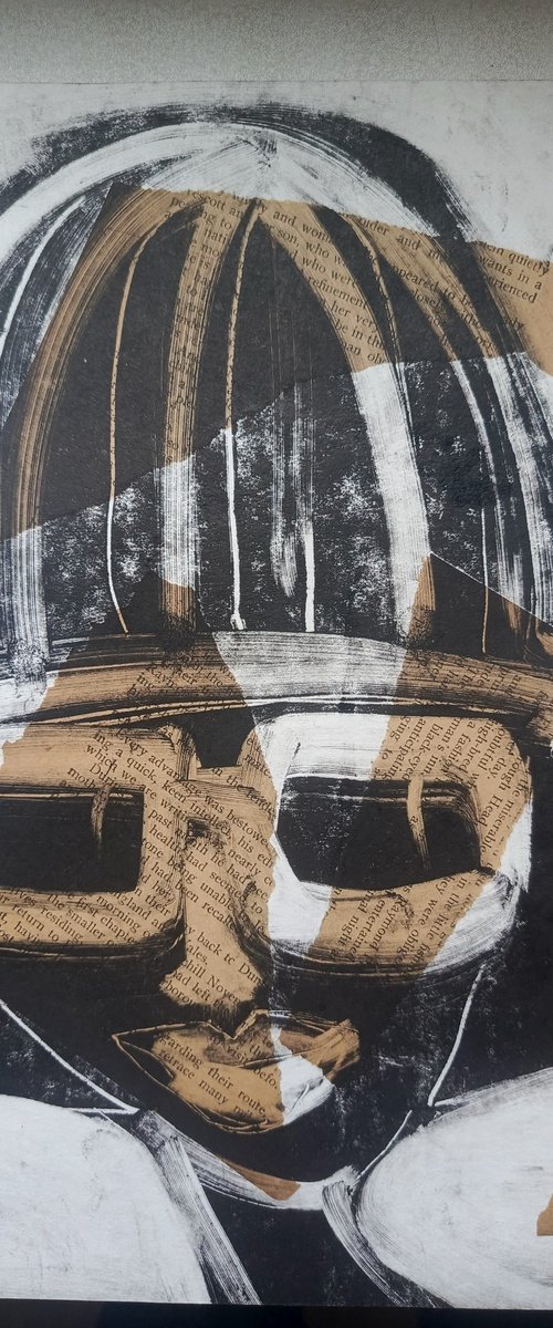 Girl in a Hat funny style by Oxana Raduga