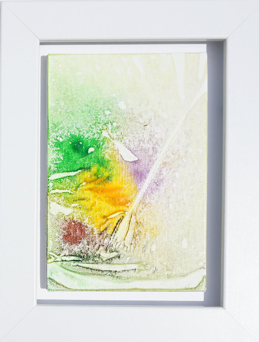 Abstract Acrylic Painting By Jelena B, 5 X 7, In May 12, Original Artwork