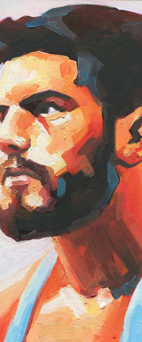 Silent Bearing - Male portrait by Goodvin Nerko