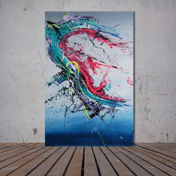 Ripped-tile (Spirits Of Skies 096068) - 80 x 120 cm - XXL (32 x 48 inches)